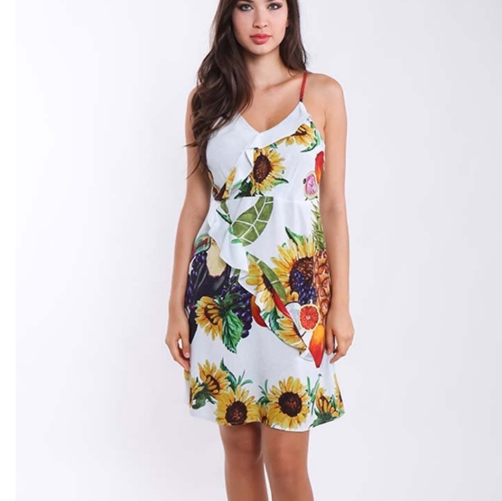 Strappy wrap-like dress